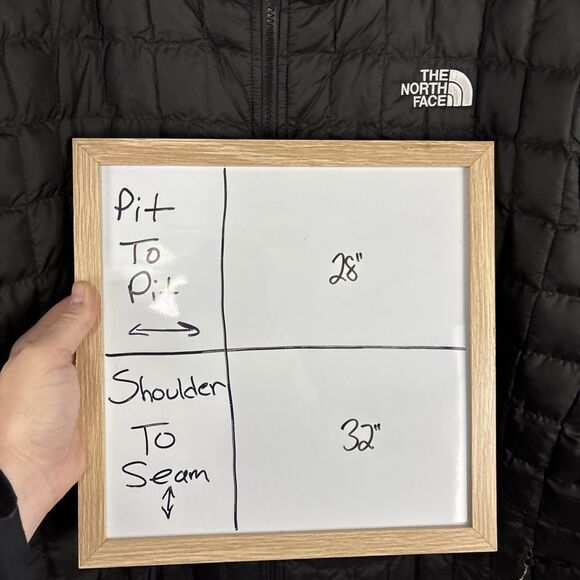 The North Face TNF Thermoball ECO Insulated FZ Puffer Jacket Black Size 3XL NWT - Picture 6 of 6